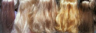 échantillon nuancier de cheveux (photo Laurence L.)